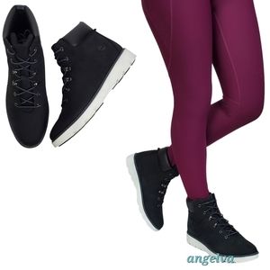 NWB Timberland Keeley field nubuck lace mid hiking boots black classic outdoor